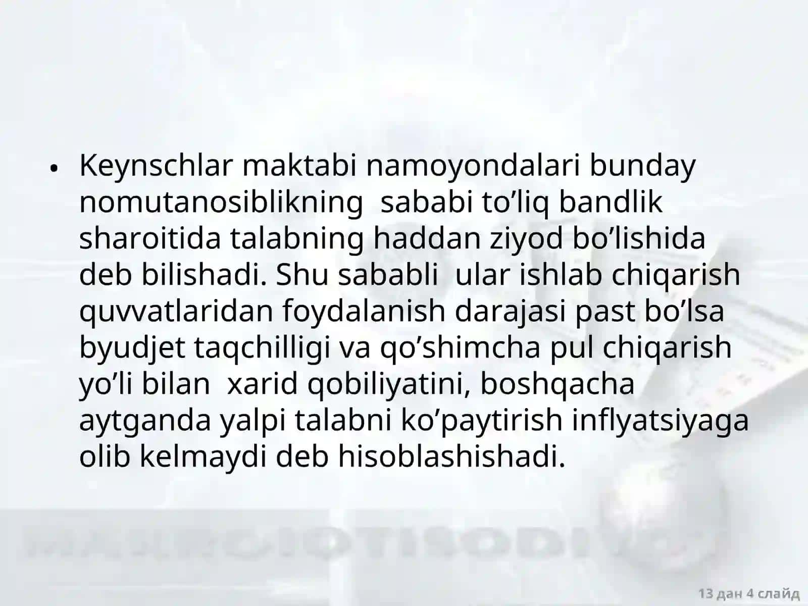 Inflyatsiya VA AKSILINFLYATSIYASIYOSATI 4