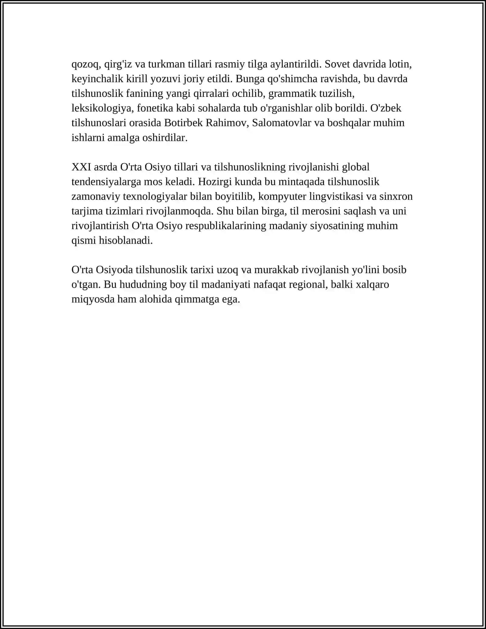 ÒRTA OSIYODA TILSHUNOSLIKNING RIVOJLANISHI 4