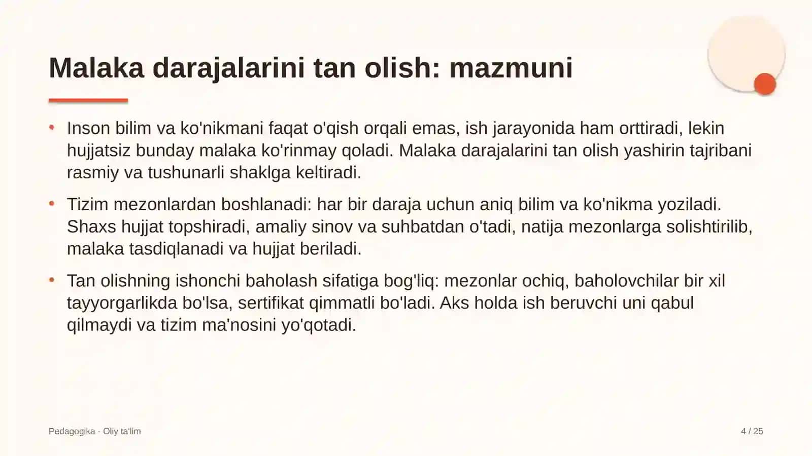 ta'lim texnologiyalari startaplarida malaka darajalarini tan olish 6971 4
