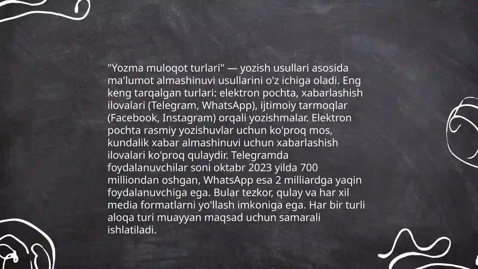 Boshlangʻich va uzluksiz taʼlimda muloqot turlari 4