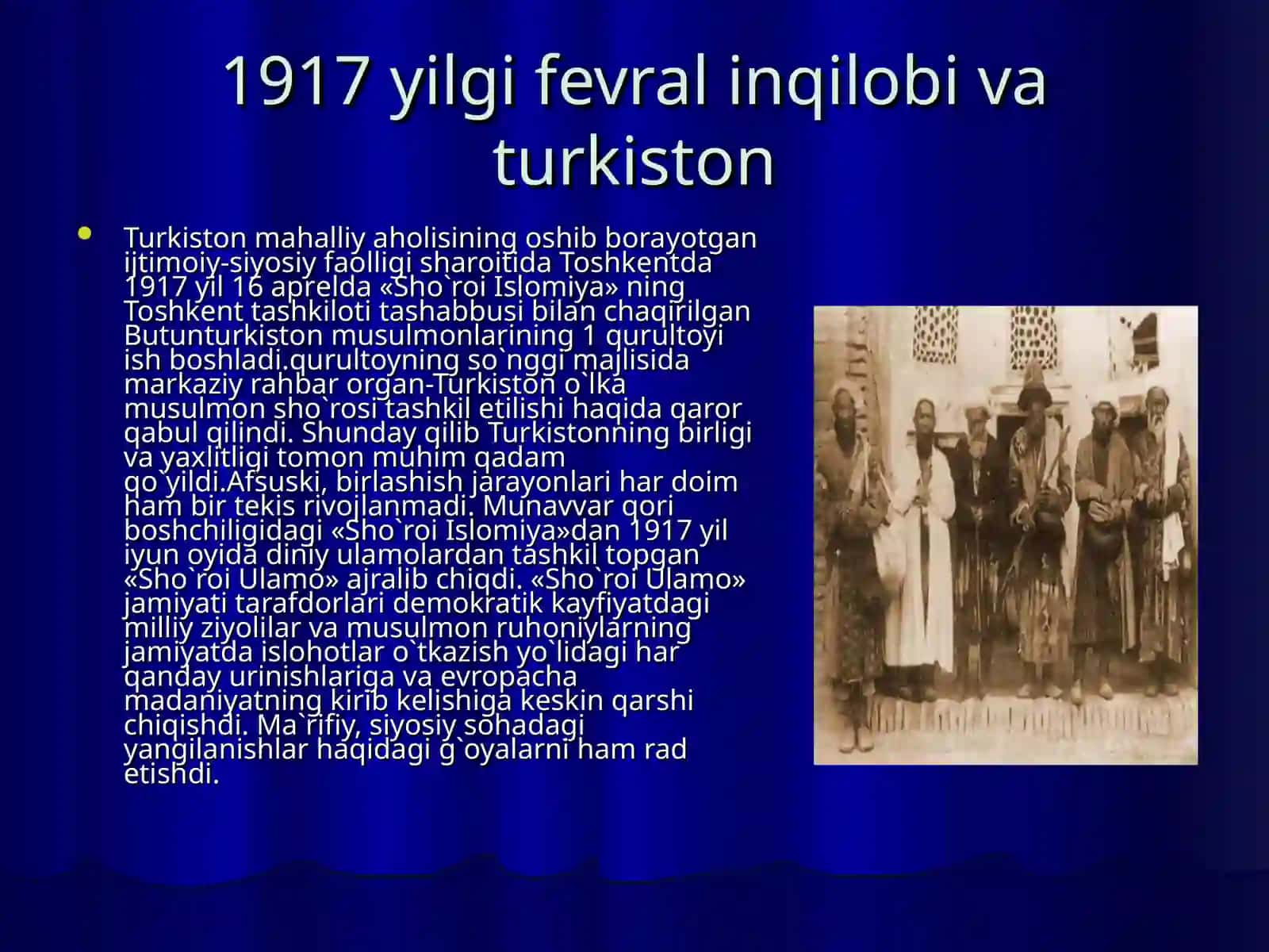1917 yilgi fevral inqilobi va Turkiston 4
