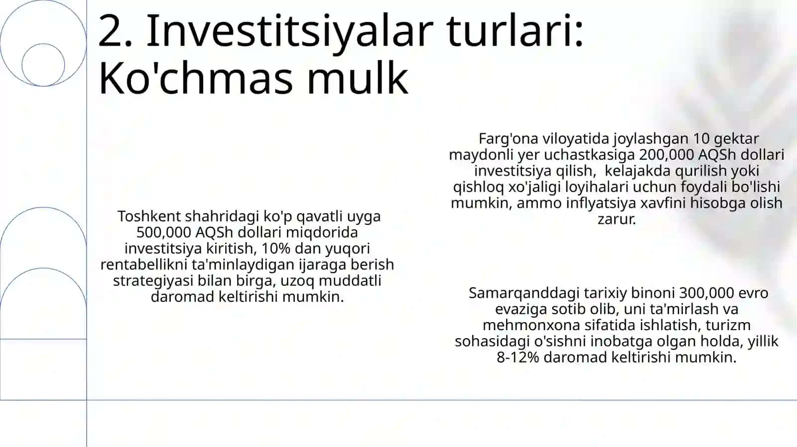 Investitsiya va ularning turlari 4