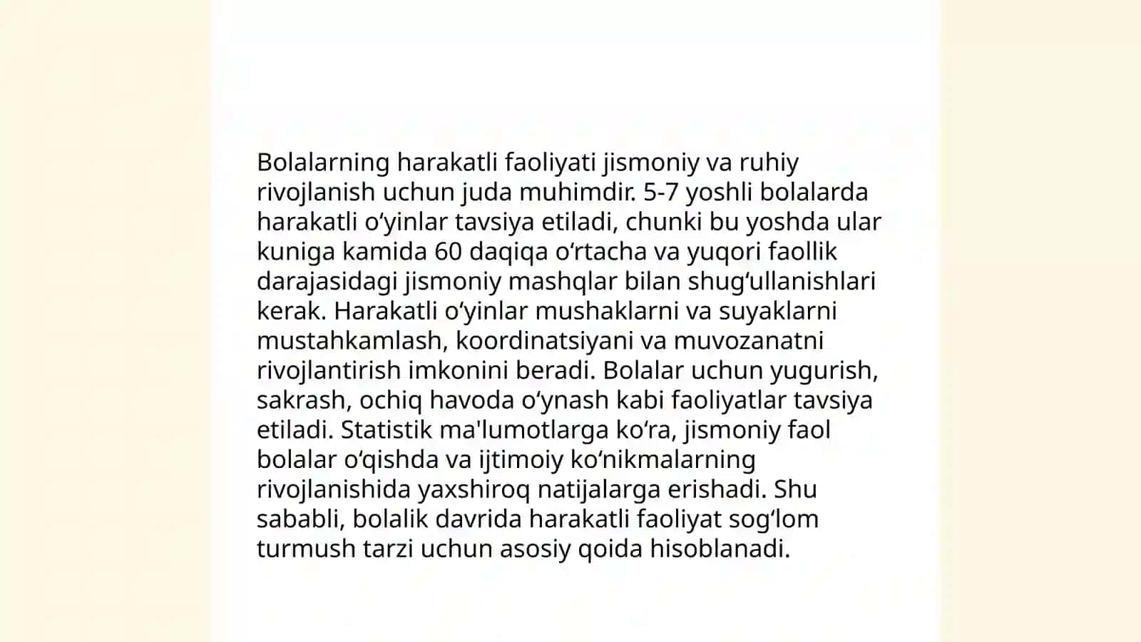 O'yin markazlarining tashkil etilishi 4