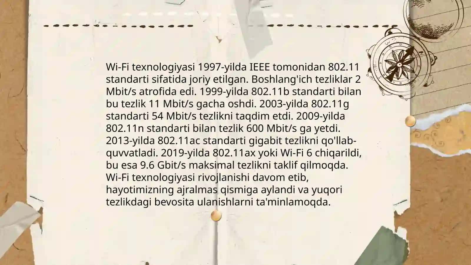 Simsiz tarmoqlar tarixi 4