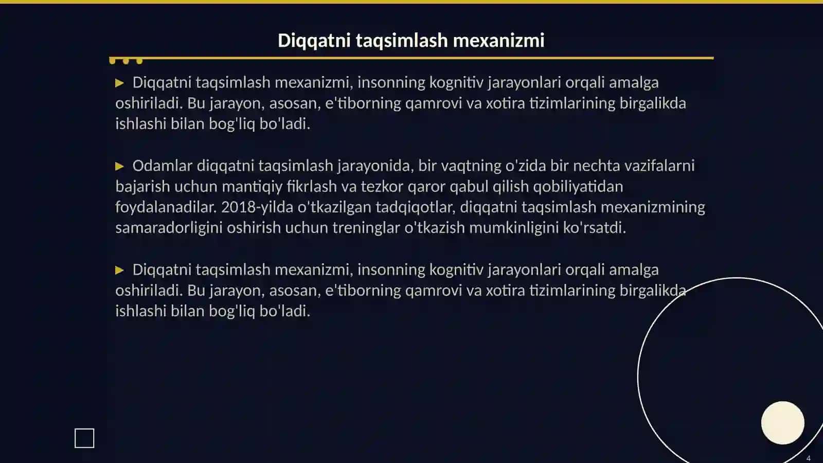 Diqqatni taqsimlash 4