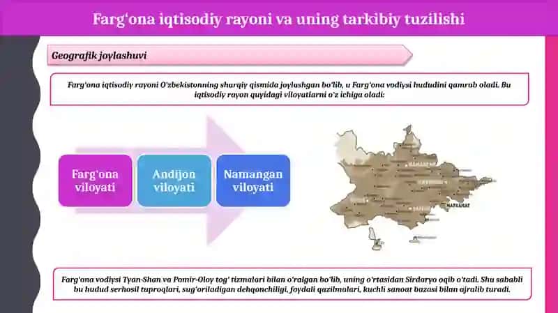 Farg‘ona iqtisodiy rayonida O‘zbekiston iqtisodiy hayoti 4