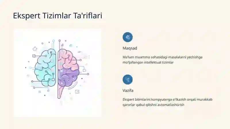 Ekspert tizimlardan foydalanish 1 4