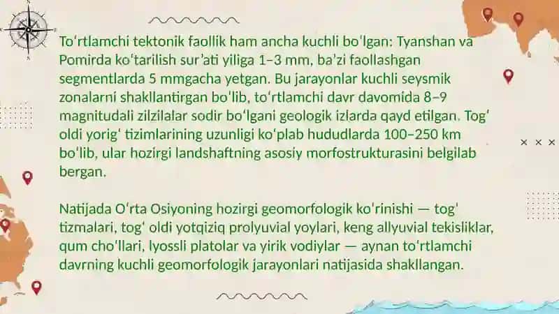 O'rta Osiyoning neogen-to'rtlamchi davrgeologik tarixi 4