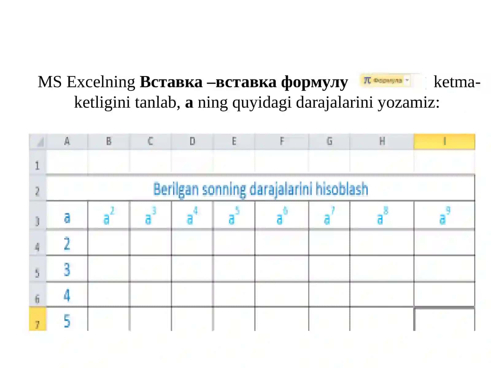 Sonning darajalarini hisoblash. Soddava murakkab funksiyalarining grafigi 4