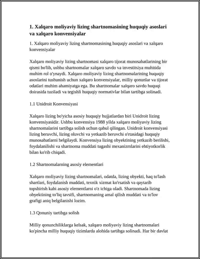 Xalqaro Moliyaviy Lizing Shartnomasi 4