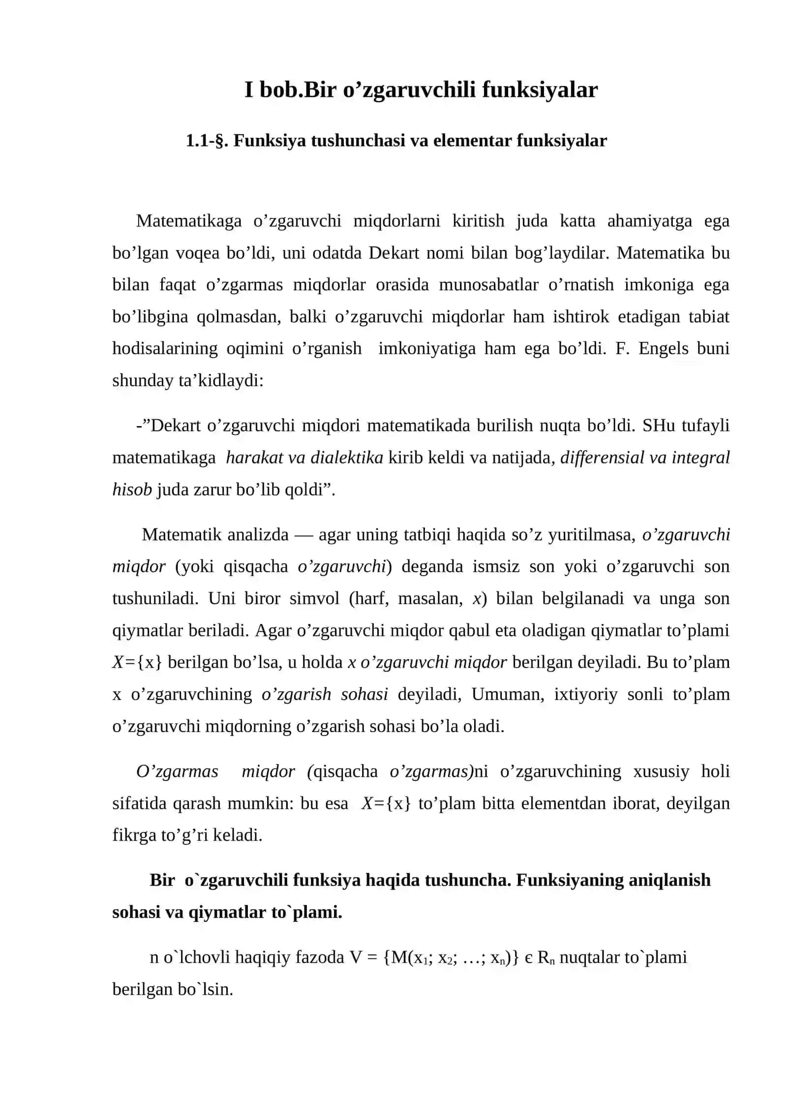 Bir o’zgaruvchili uzluksiz funksiyalar 4