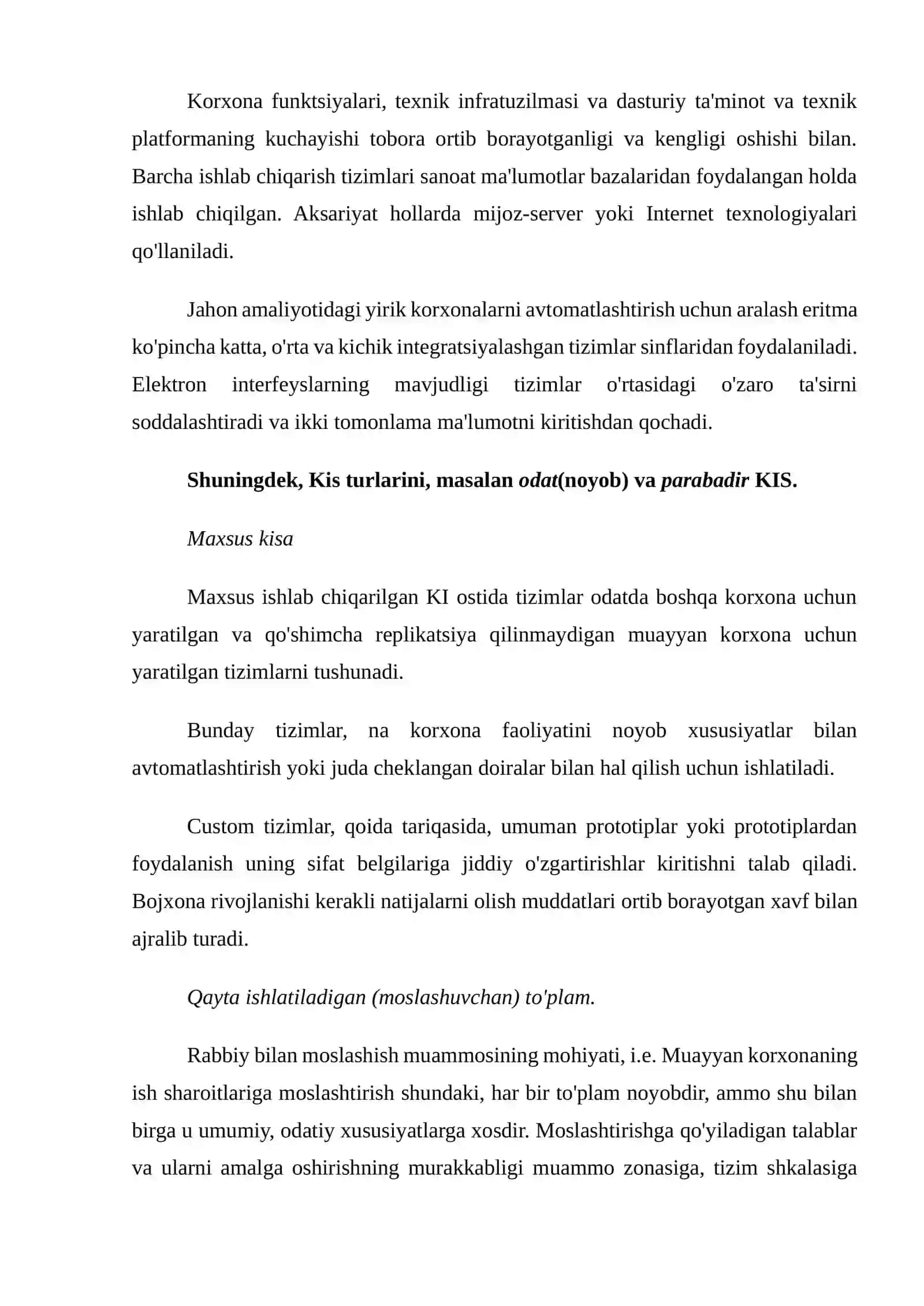 Korporativ axborot tizimlari 4