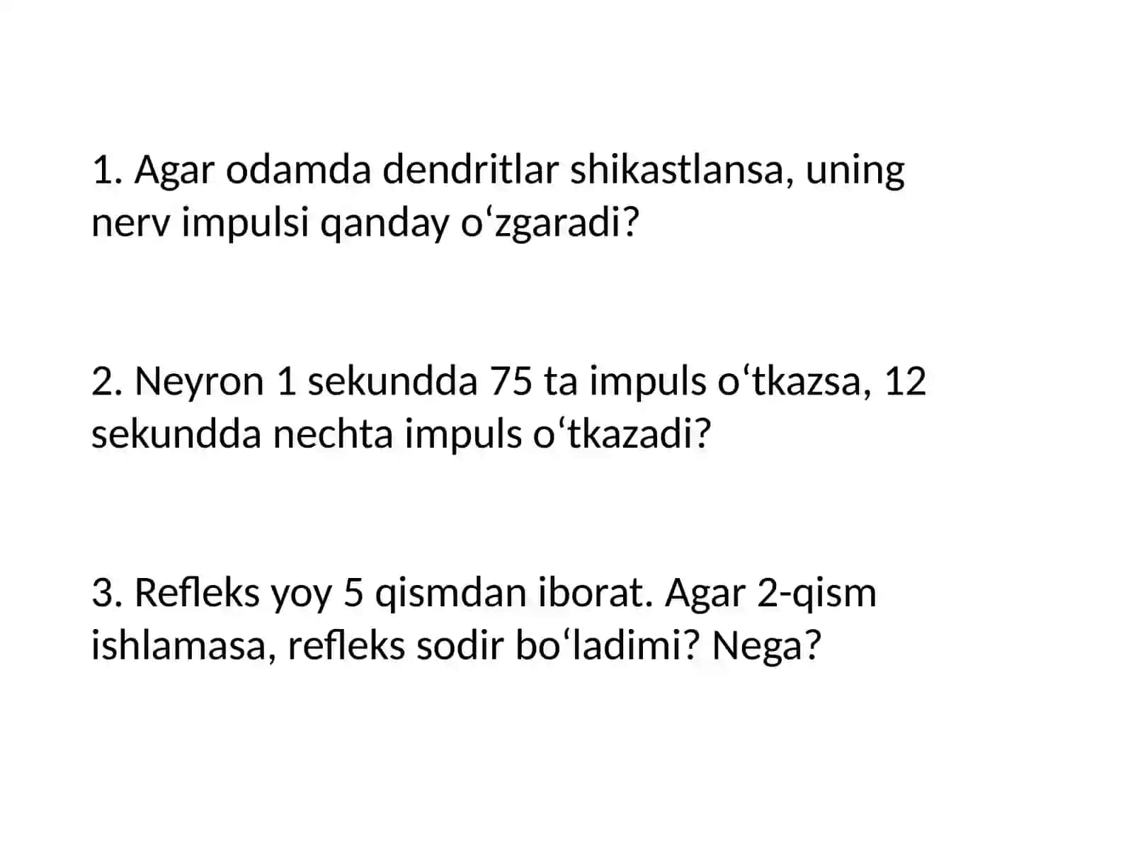 NERV SISTEMASI – TEST (10 ta) 4