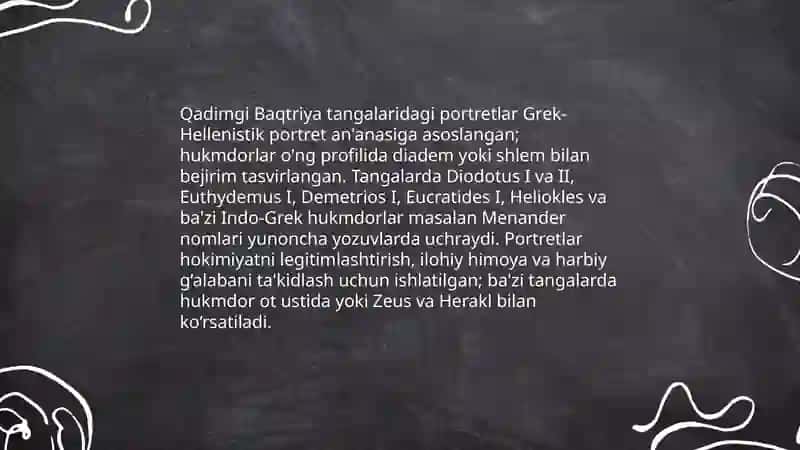 Qadimgi Baqtriya tangalari 4
