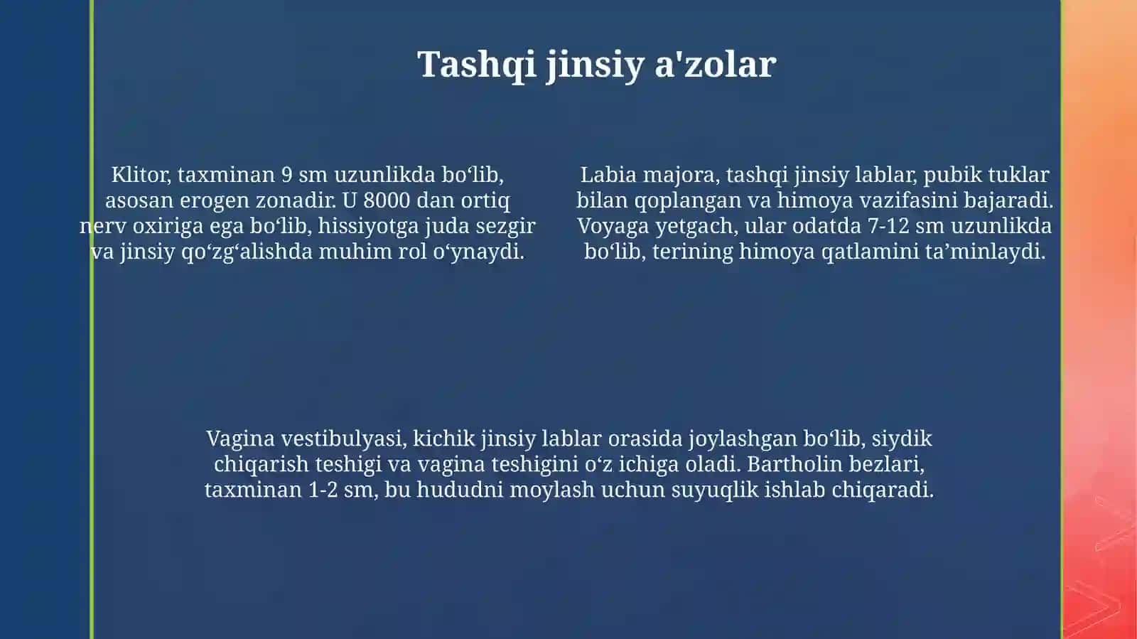 Ayollar jinsiy sistemasi 4
