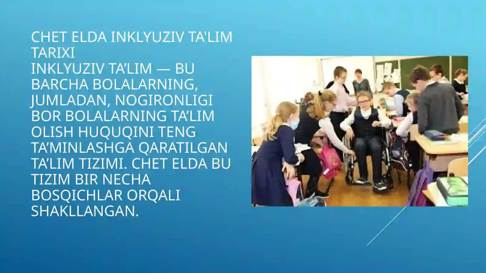 Chet elda alohida yordamga muhtoj bolalarning inklyuziv ta'limi 4