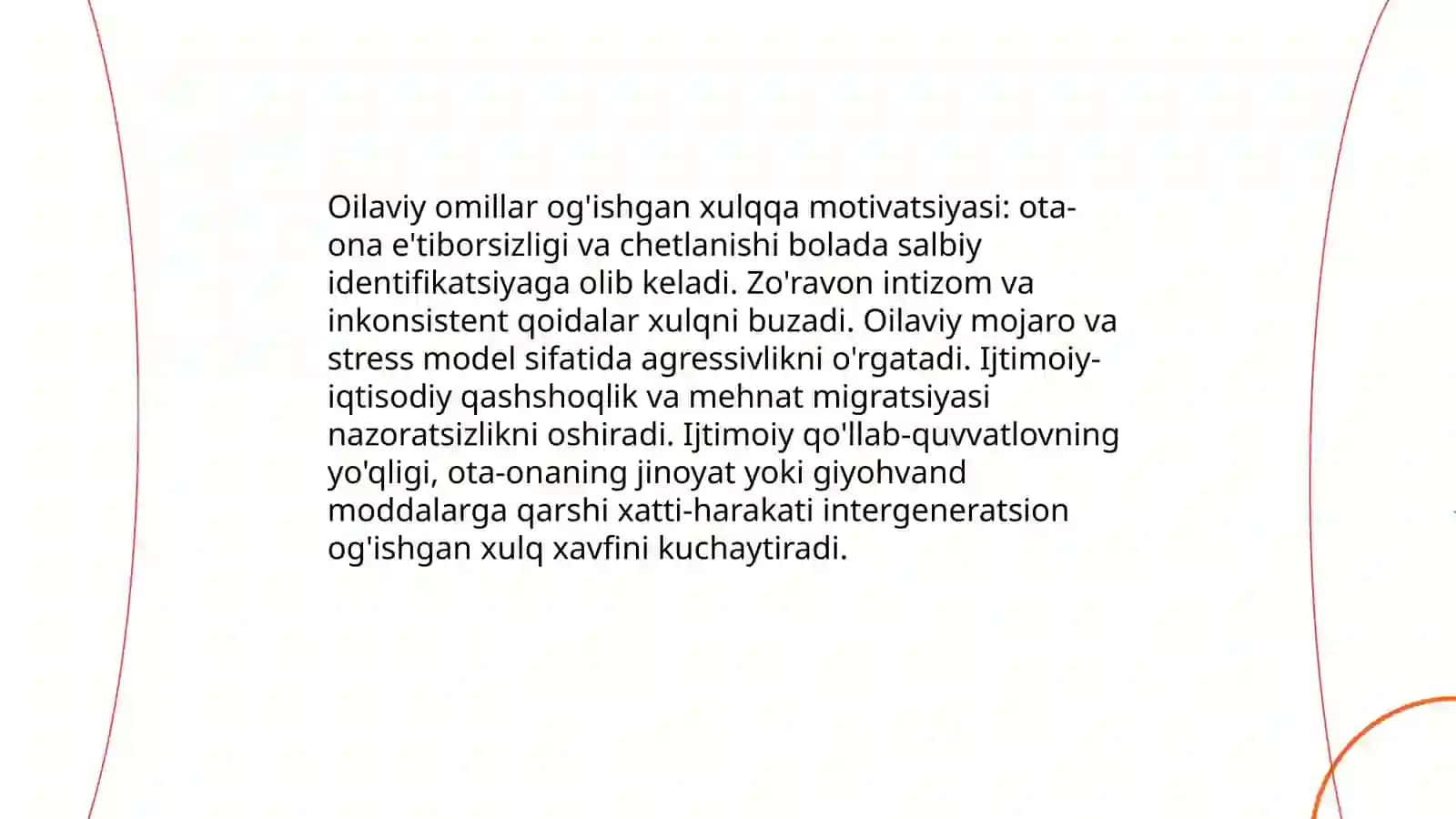 Og'ishgan xulq motivatsiyasi 4