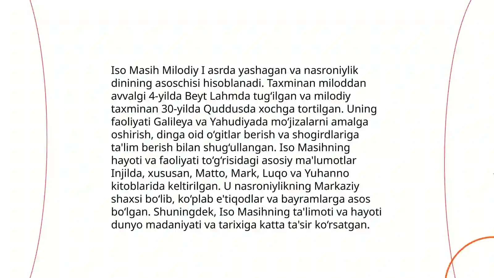 Xristianlik dini tarixi va taʼlimoti 4