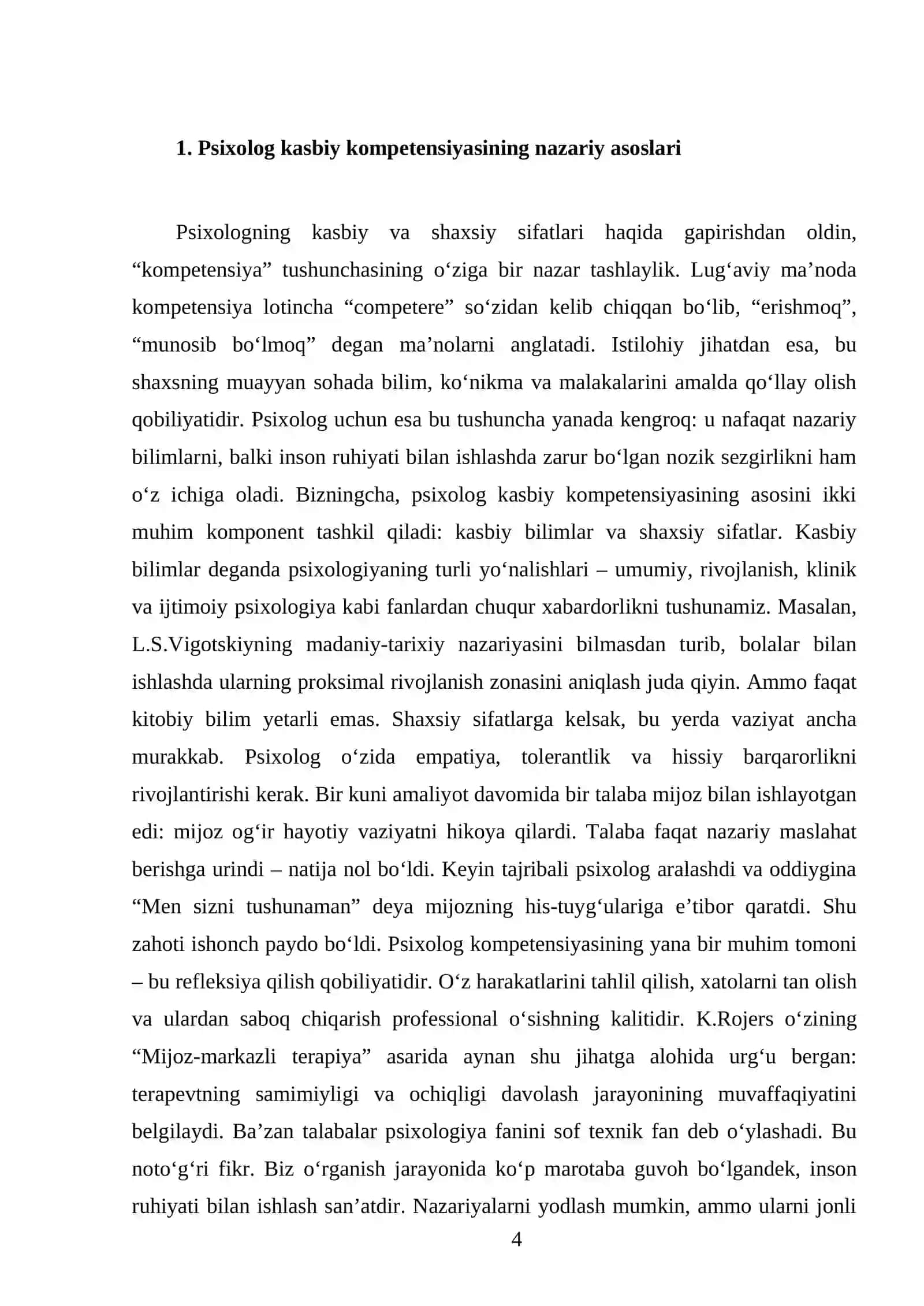 Psixologning kasbiy va shaxsiy sifatlari 4