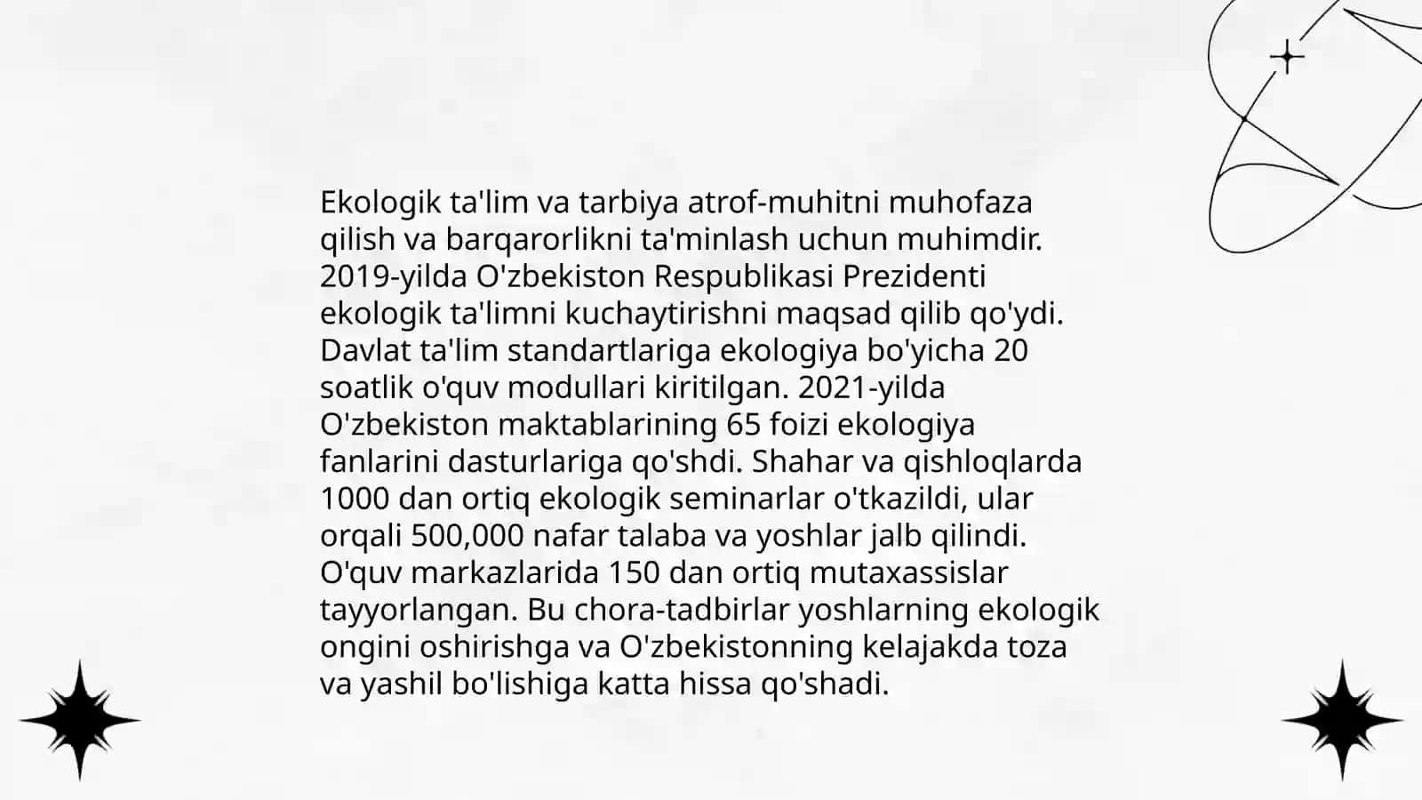 Barqaror rivojlanish uchun ta’limi va tarbiya 4