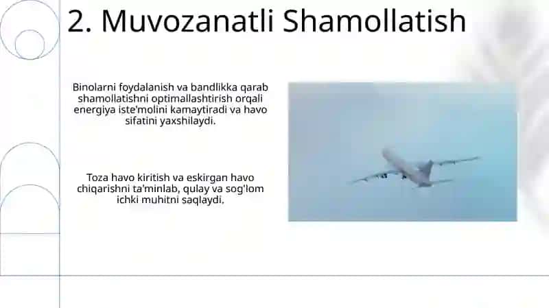 Havo almashinuvini tashkil etish sxemalari 4