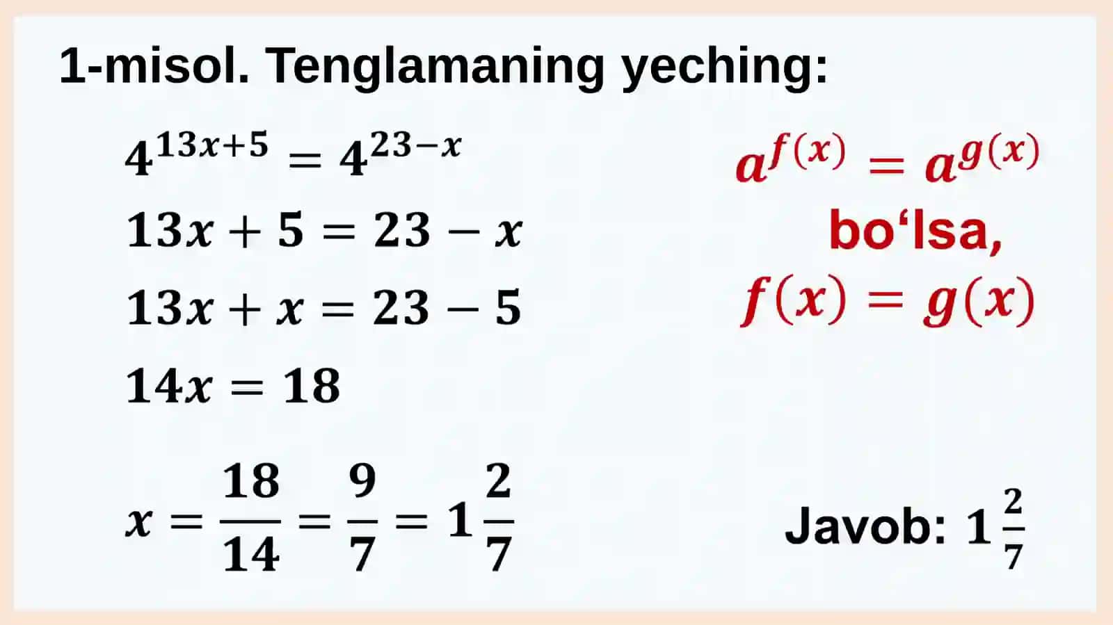 Algebra 11-sinf 4