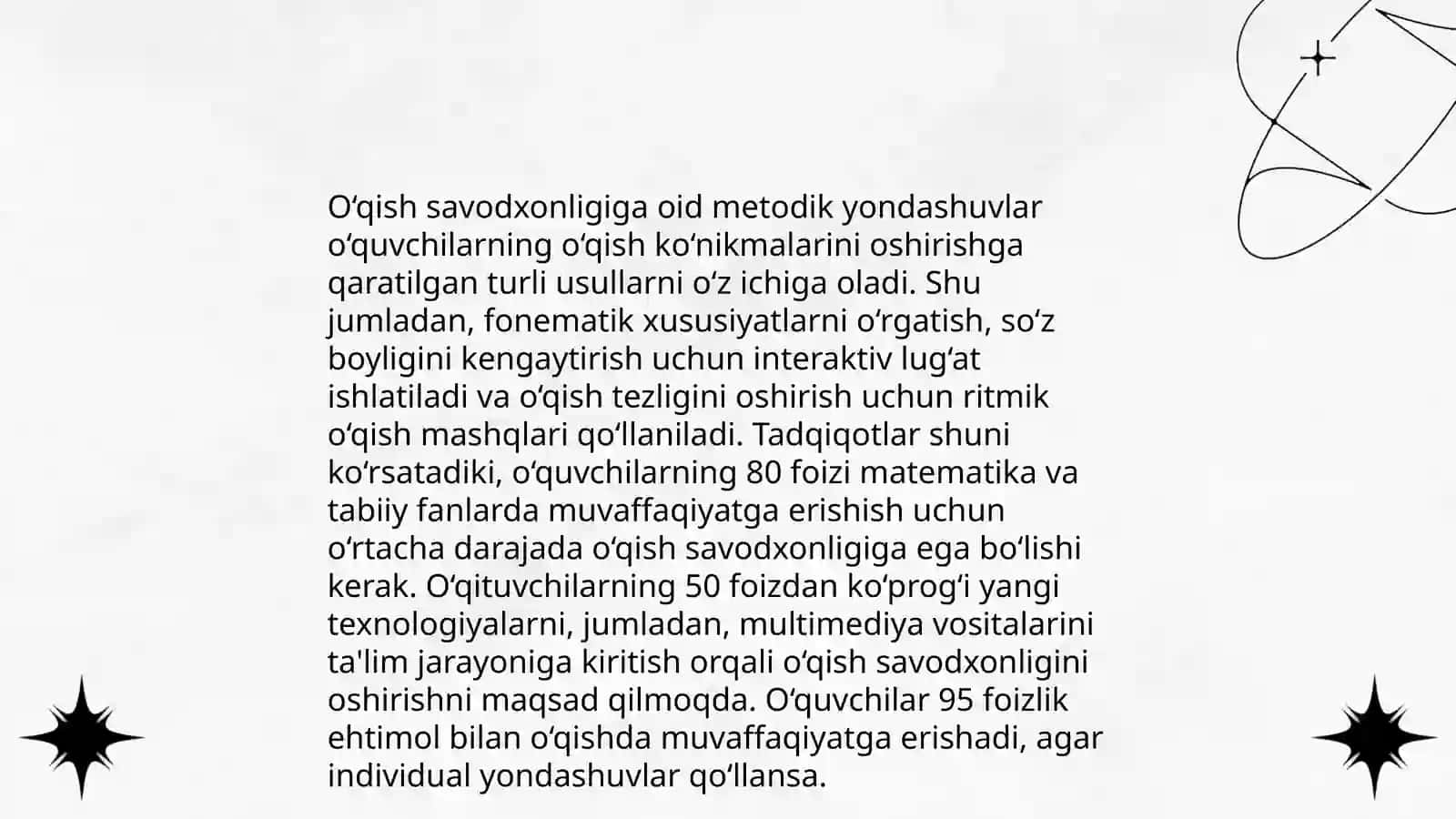 Boshlang‘ich sinf o‘quv dasturlari tahlili 4
