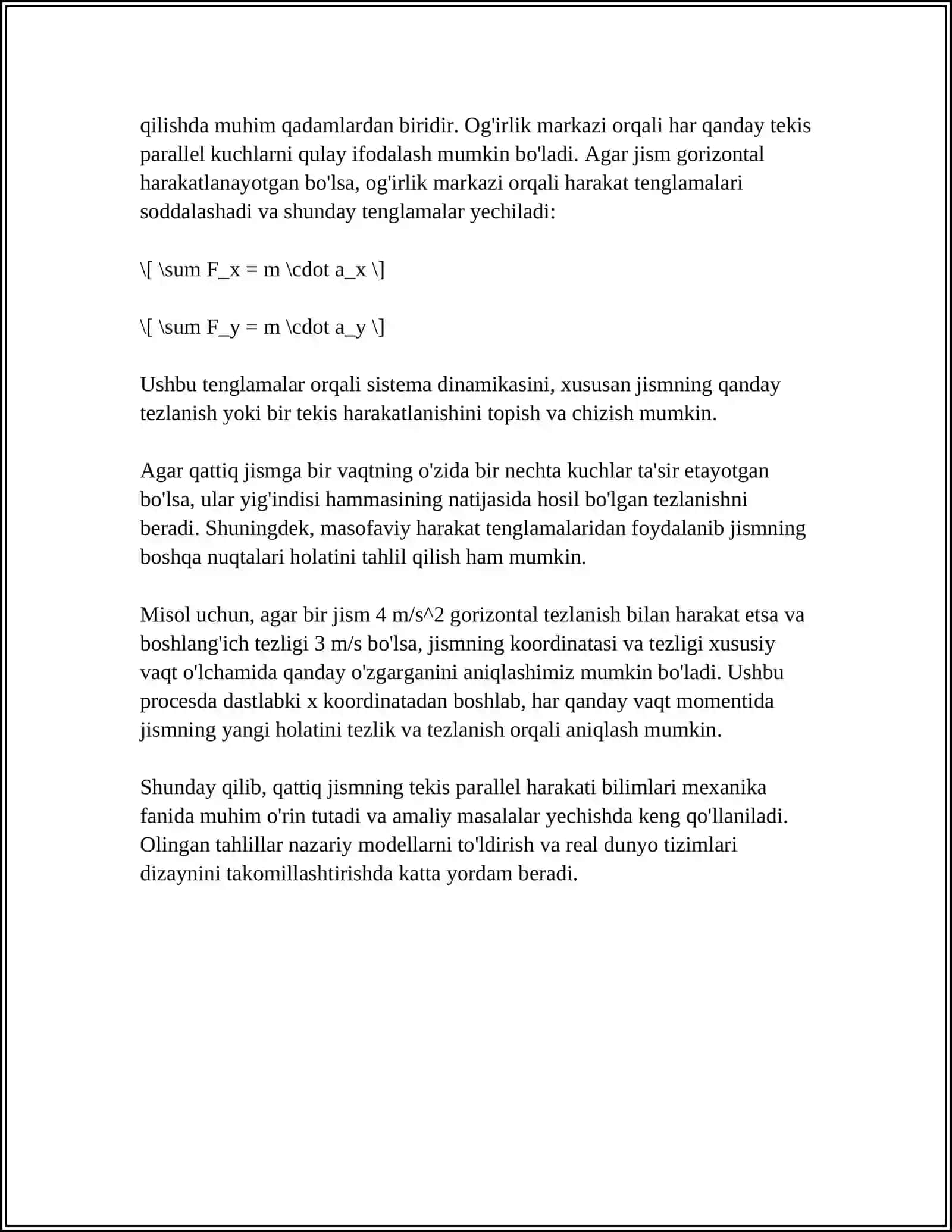 QATIQ JISIMNING TEKIS PARALEL HARAKATI 4