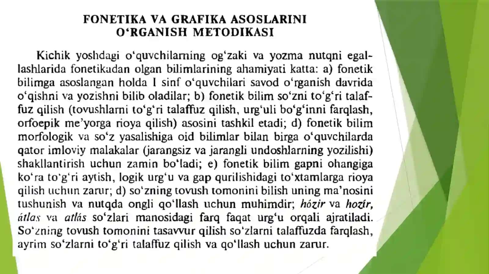Fonetika va grafika asoslari 4