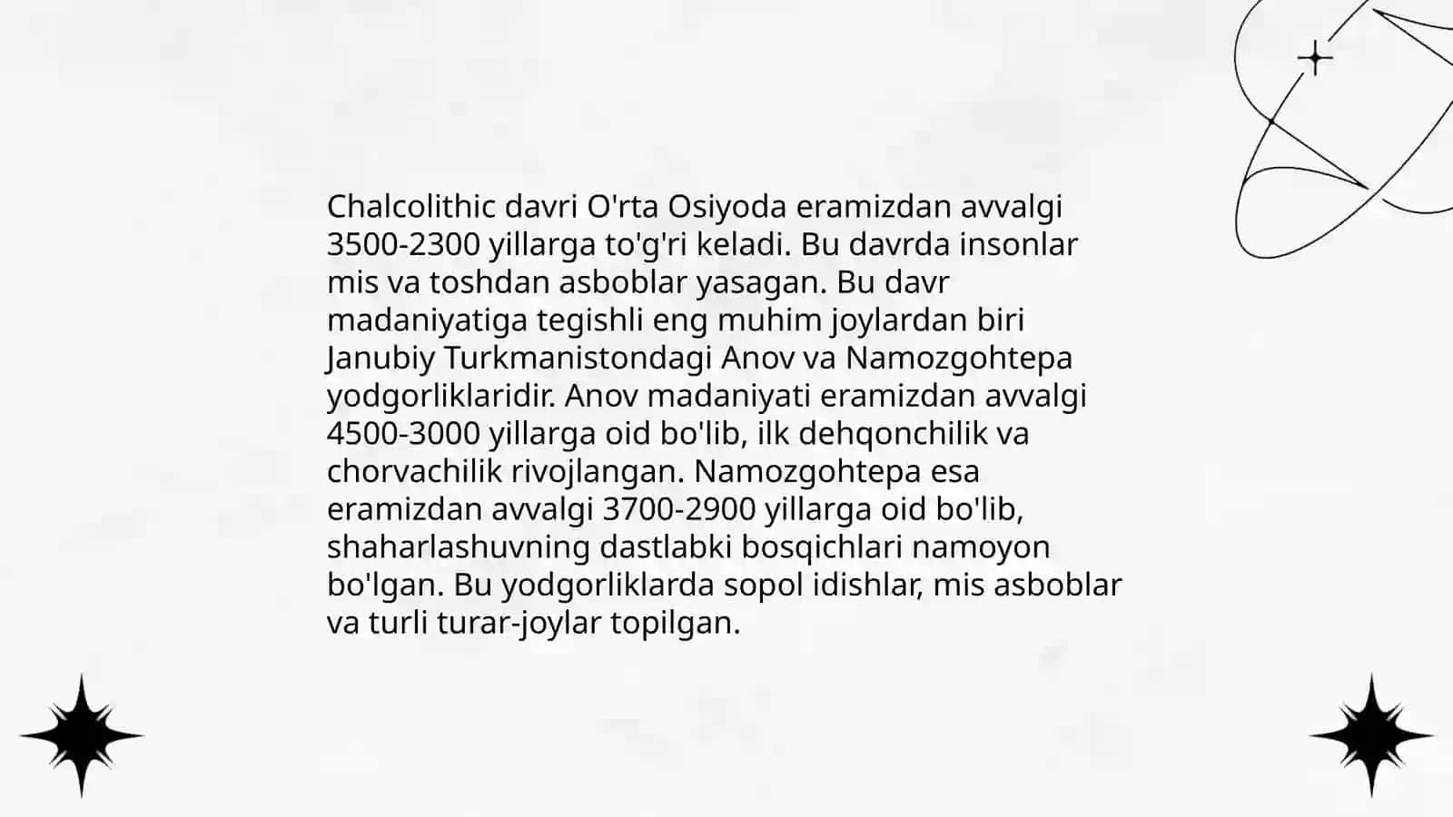 Eneolit davri Arxeologiyasi 4