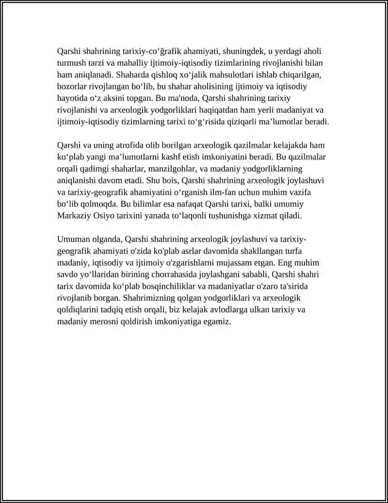QARSHI SHAHRI ARXEOLOGIYASI 4