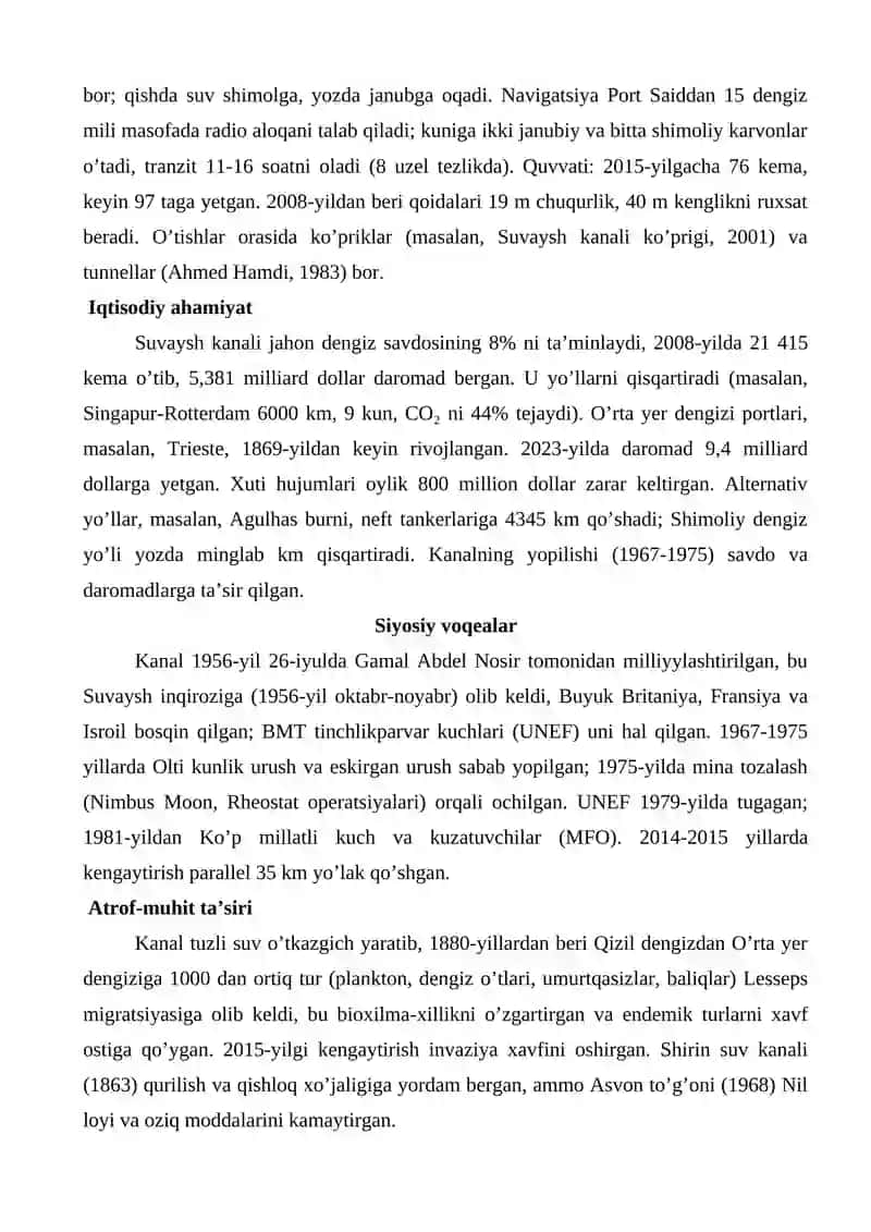 Suvaysh kanali ma’lumotnoma 4