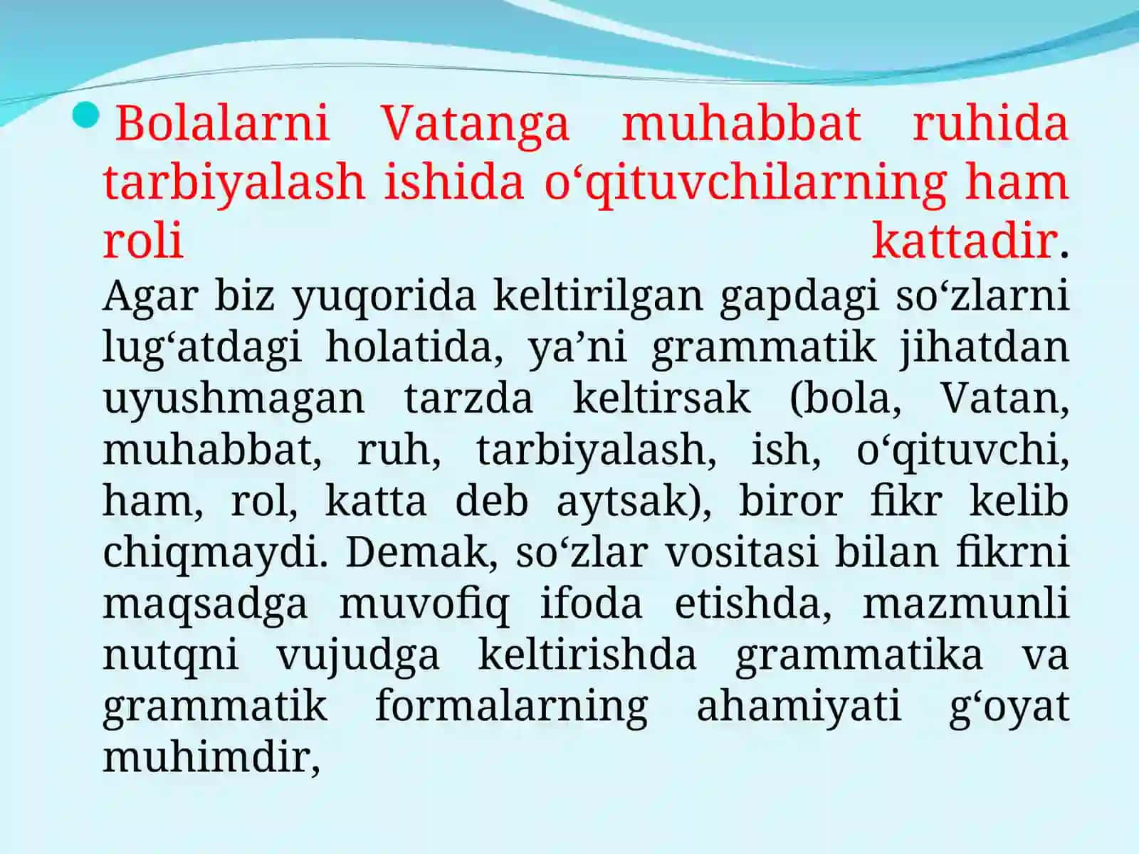 Morfologiya va sintaksis munosabati 4
