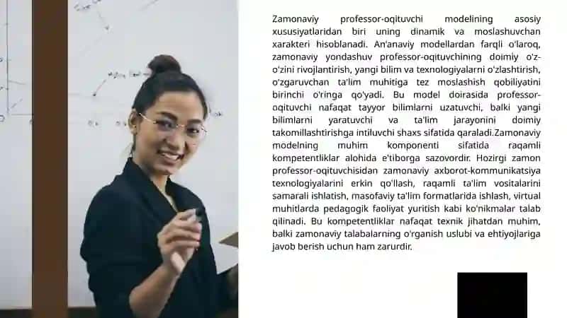 Professor-o’qituvchilarning zamonaviy modeli va kvalimetrik diagnostikasi 4