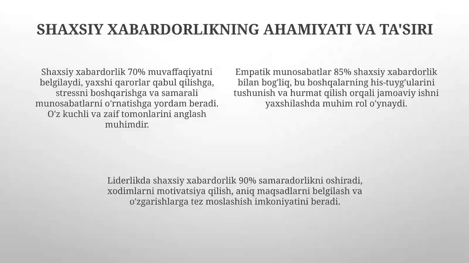 Shaxsni ozini ozi anglashi 4