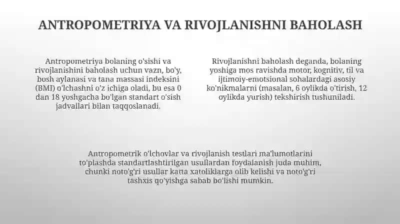 Bolalar va o'smirlar salomatligi 4