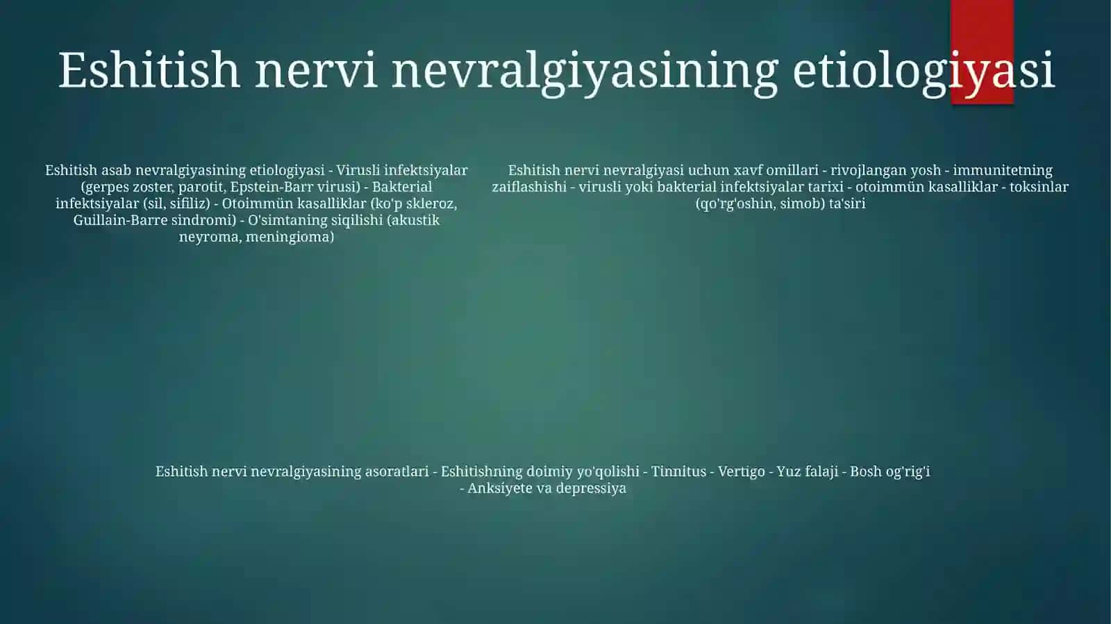 Nervining Nervitining Kelib Chiqish Sabablari Va Asoratlari 4