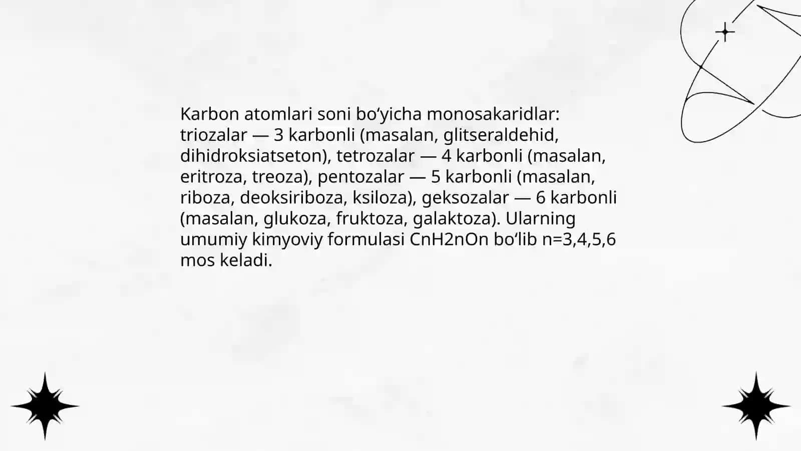 Monosaharidlar klfikatsiyasi 4