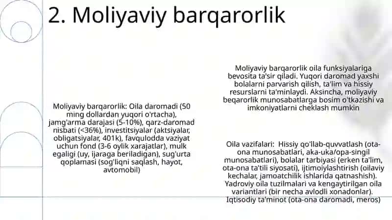 Hozirgi zamon oilasining asosiy vazifalari 4