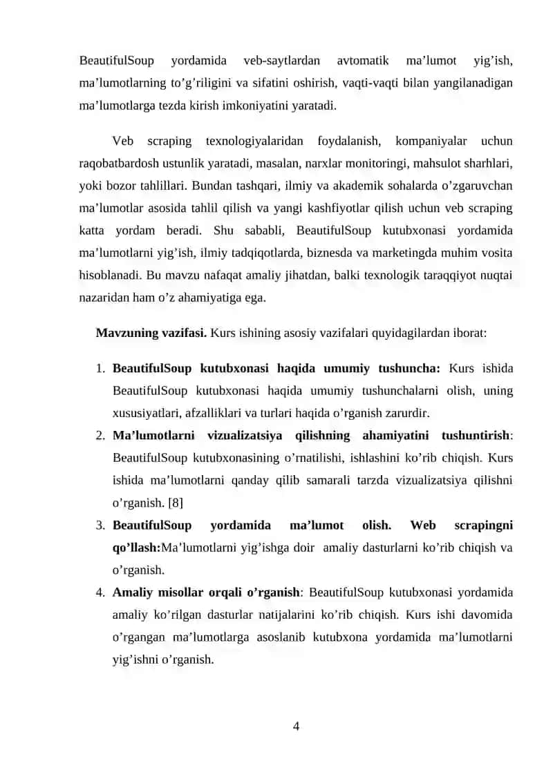 BeautifulSoup yordamida veb-sahifalardan ma’lumotlarni olish (web scraping) 4