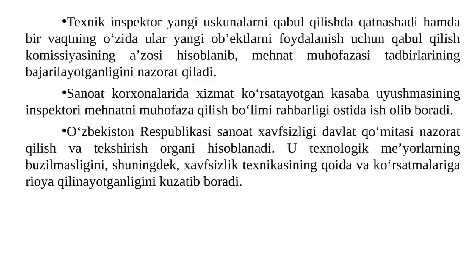 Sanoatkorxonalarida xavfsizlikni ta’minlash 4