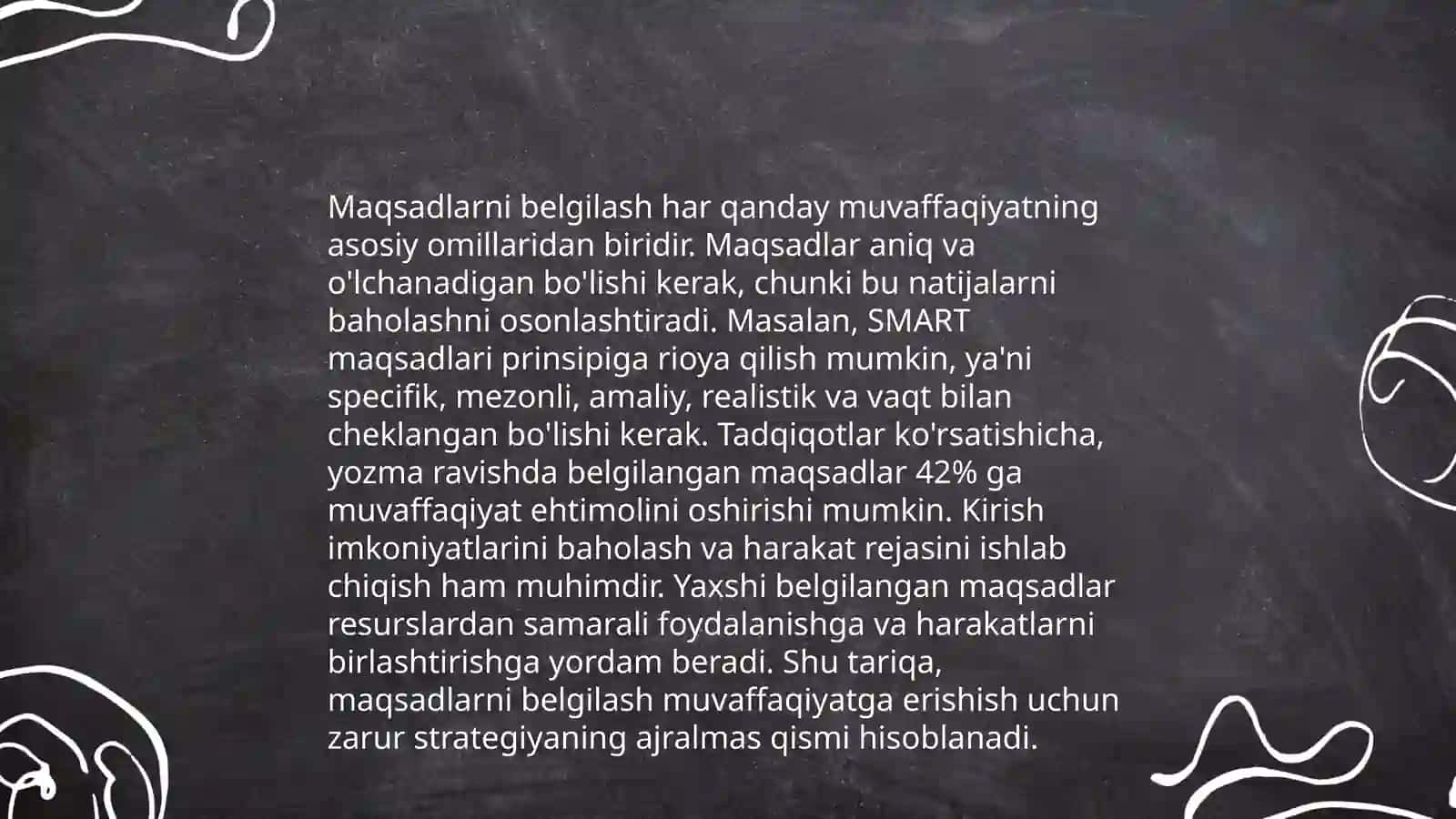 Vaqtdan unumli foydalanish 4