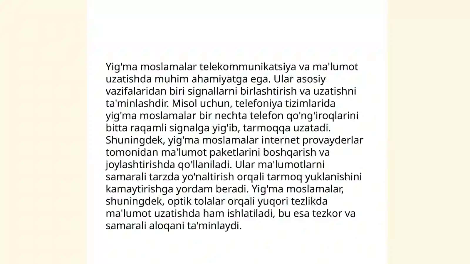 Universal yig'ma moslamalar maqsad va vazifalari 4