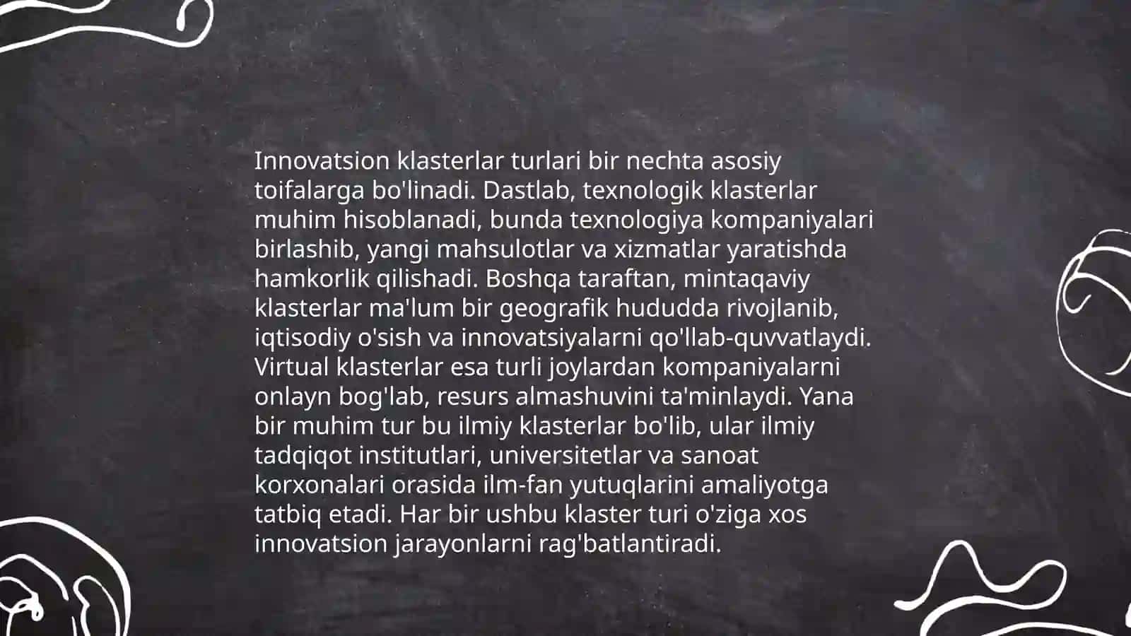 Innovatsion Klaster metodi 4