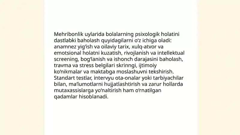 Psixologning mehribonlik uylaridagi ishi 4