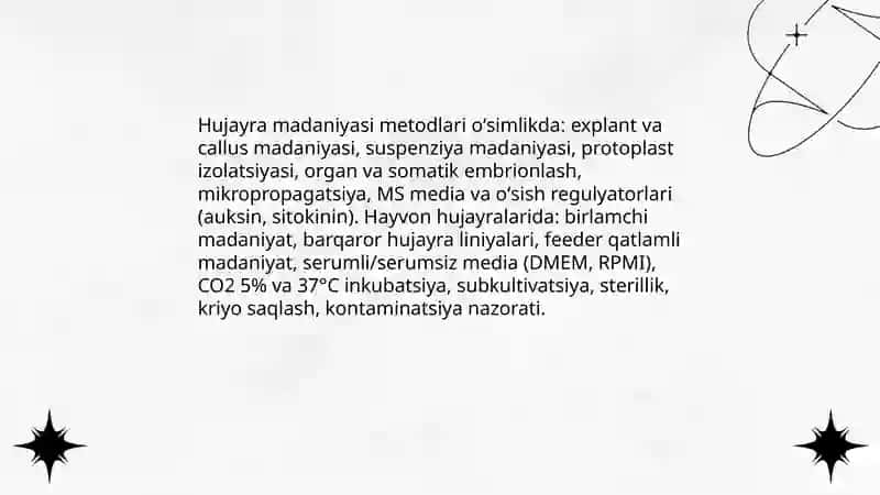 Biotexnologiya metodlari 4