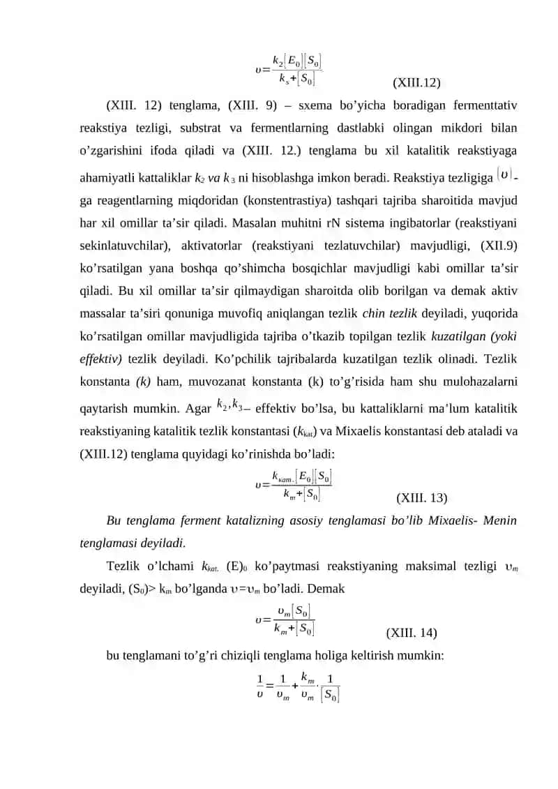 Fermentativ kataliz. Fermentlar 4