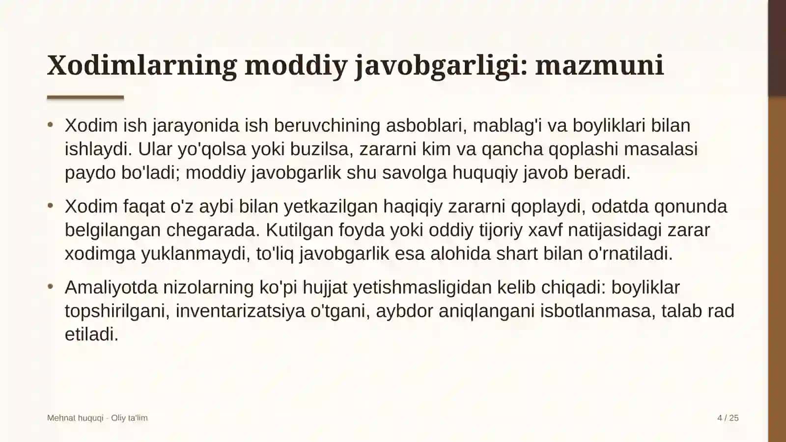 qishloq vrachlik punktlarida xodimlarning moddiy javobgarligi 1774 4