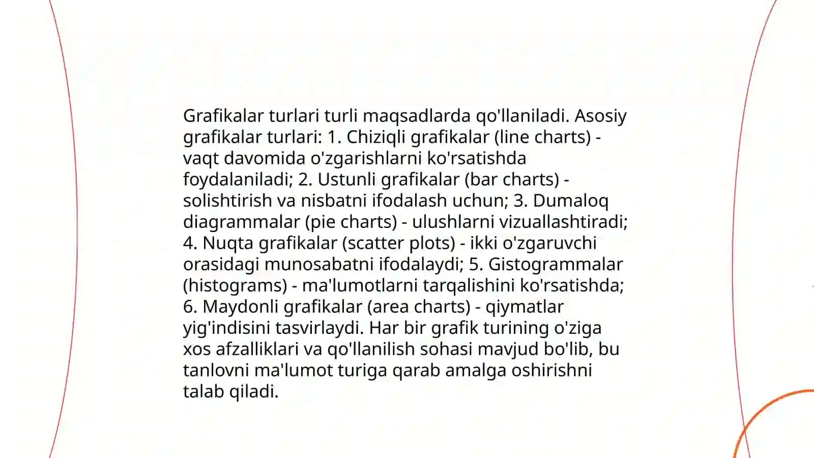 Ma'lumotlarni vizuallashtirish asoslari 4