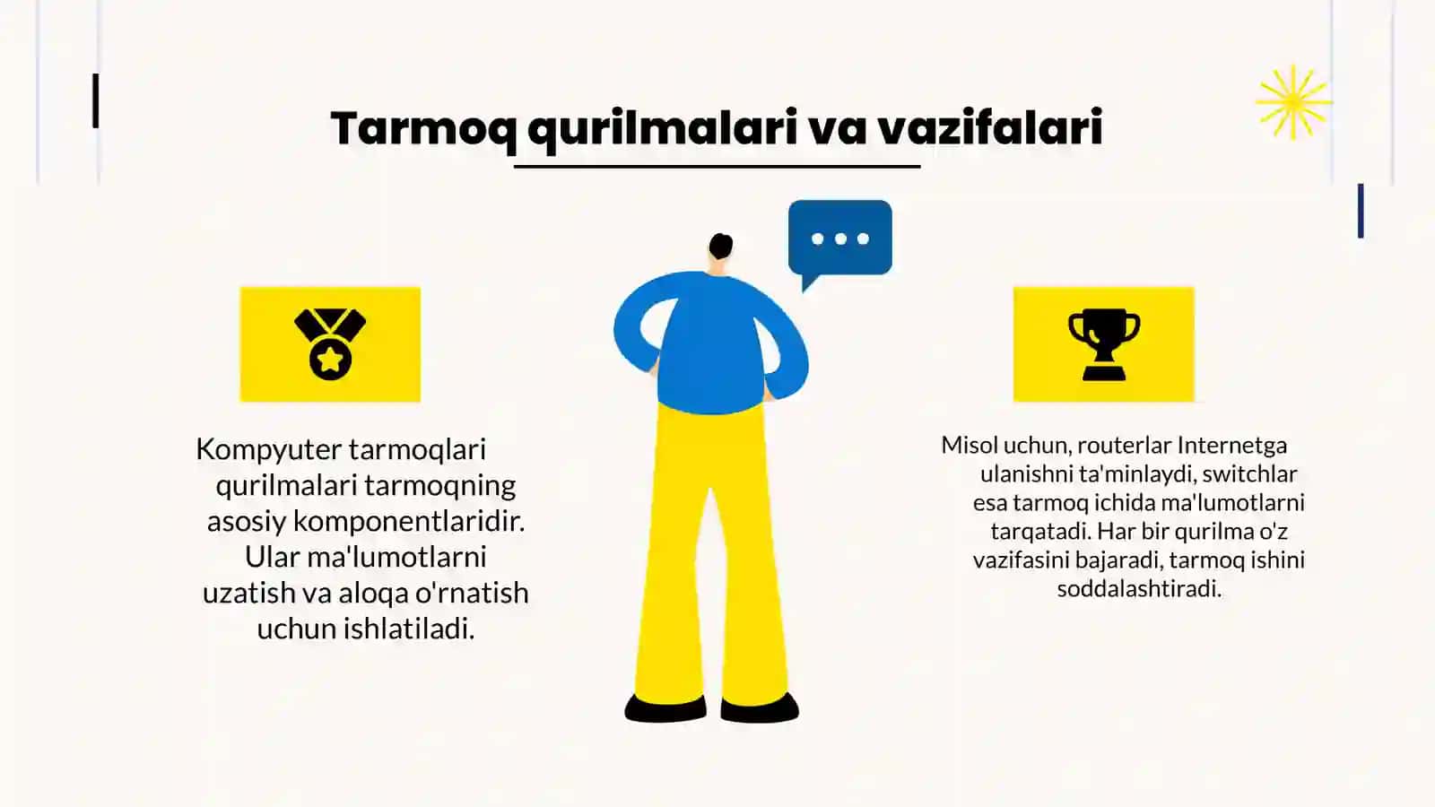 Kompyuter tarmoqlari vositalari va ularning turlari. 4